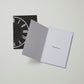 Funeral Thank You Card - Black and White Clock Card