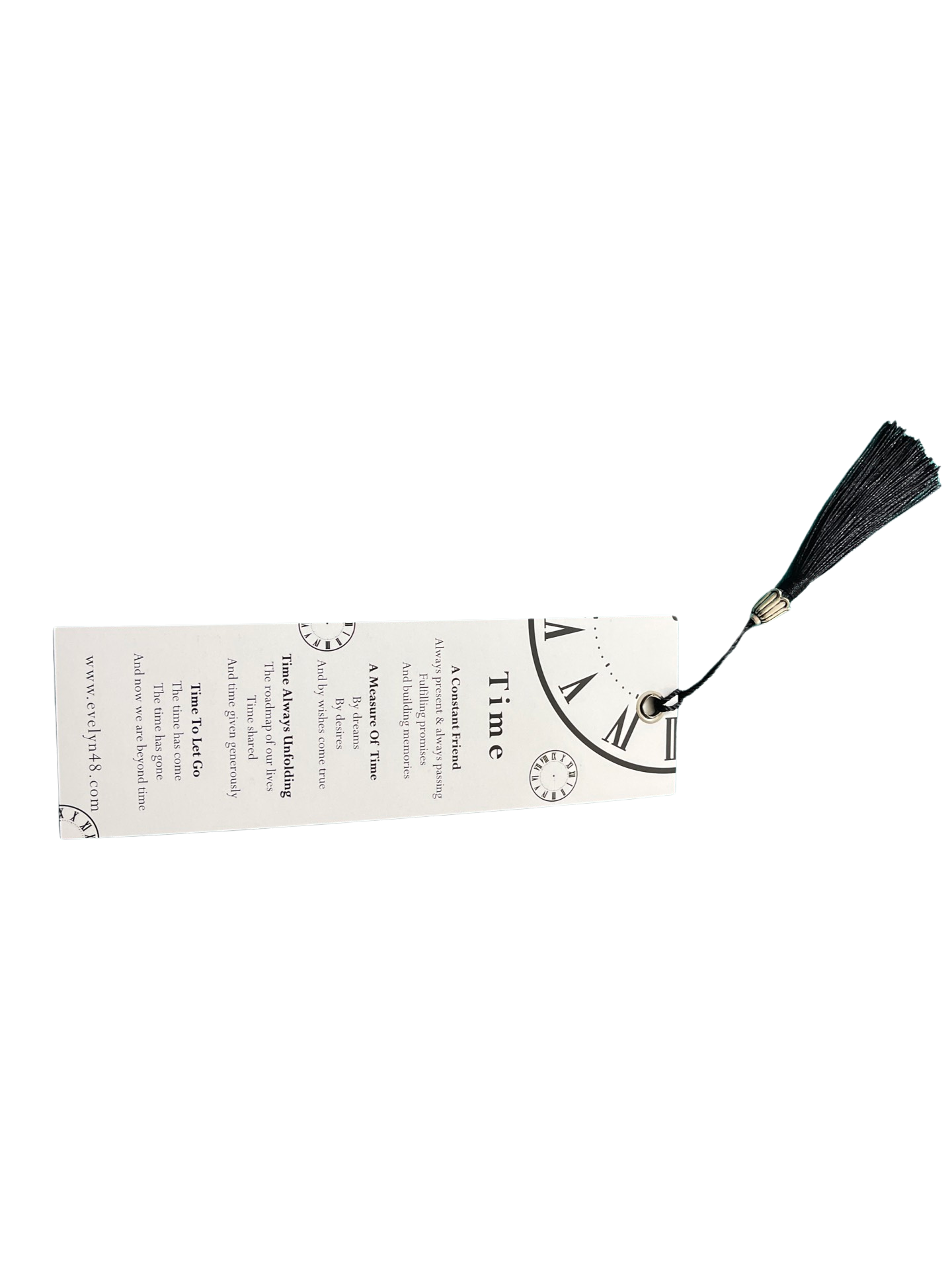Bookmark – Black Tassel & Bead