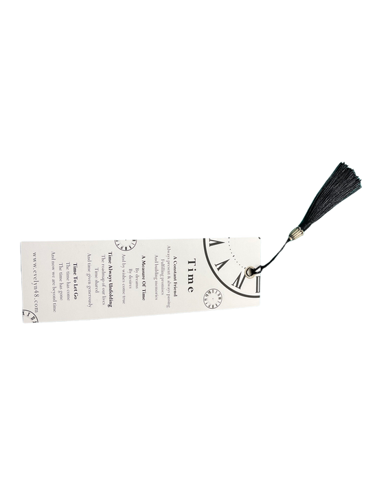 Bookmark – Black Tassel & Bead